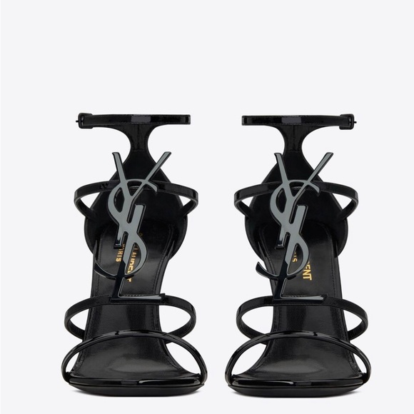 Saint Laurent Shoes - CASSANDRA SANDALS IN PATENT LEATHER